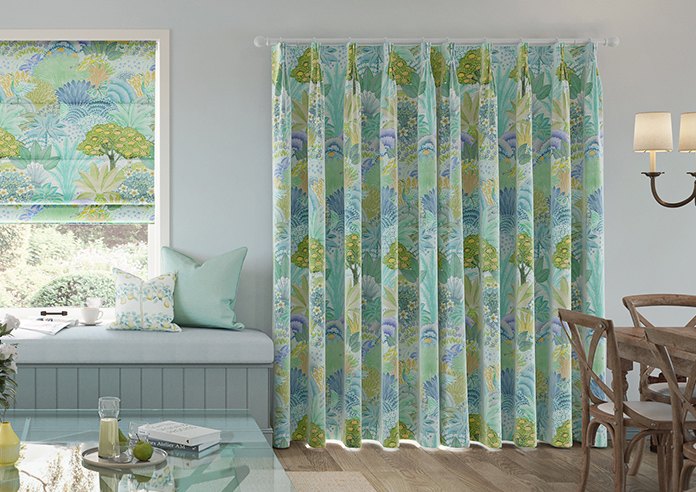 Kolkata Velvet, Spring Mist - Made to Measure Curtain - Image 7